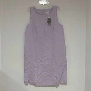 J. Jill Lavender Sleeveless Dress NWT SP